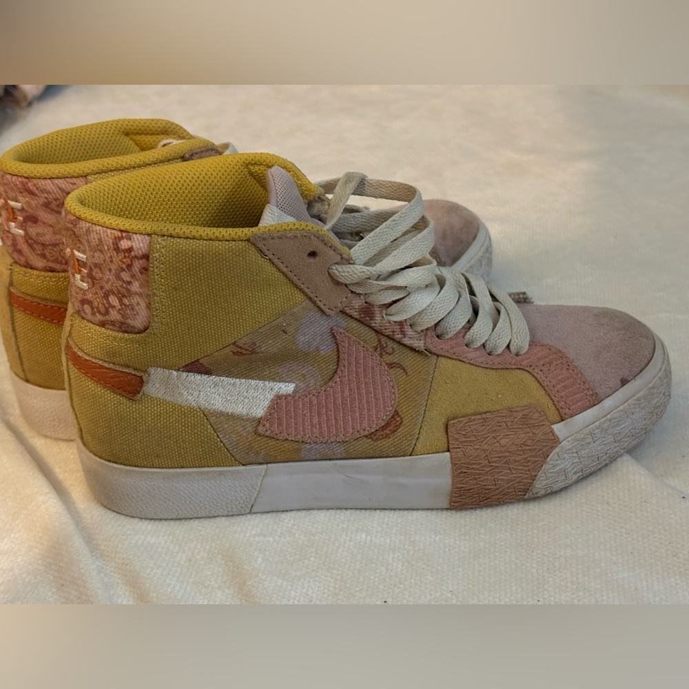 Nike SB Zoom Blazer Mid Premium Floral Paisley Sanded gold 4.5